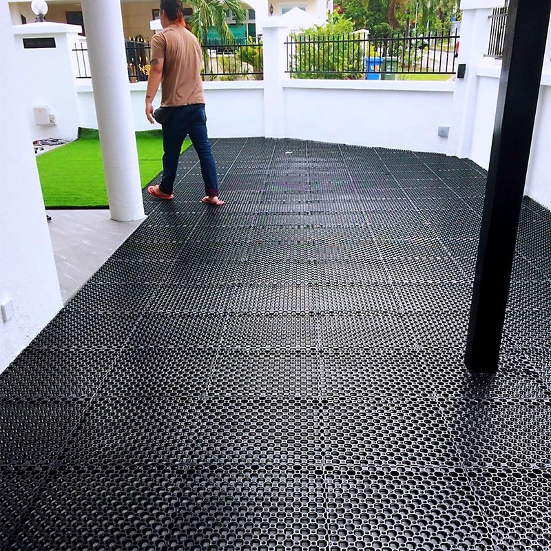ALLTOP TURF 50cmX50cmX3cm(19.68inX19.68inX1.18in) Interlocking Drainage Cell System for Artificial Grass