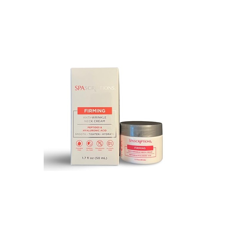 SpaScriptions Crema Reafirmante Antiarrugas Para El Cuello - Péptidos Y