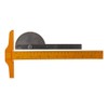 Stainless Steel Protractor 0-180 Degrees Two Arm Ruler Angle Protractor