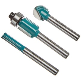 Makita Router Bit Set, 3 Piece, of 30209