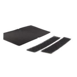 DL-pro Filter Sponge Set Compatible with Miele 6057930 9688381 Foam Filter Sponge Filter Foam Black for Door Dryer
