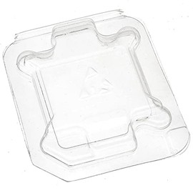 CPU Box 2 Pcs CPU Plastic Protective Case CPU Clamshell Tray Case Container for Intel LGA775 LGA1150 LGA1155 LGA1156