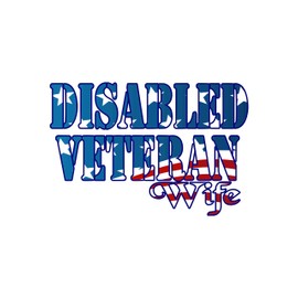 Disabled Veteran Wife < Flag camo
