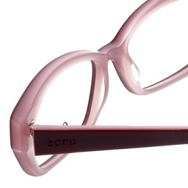 Calabria Ecru Bowie Cat-Eye Blue Light Blocking Reading Glasses +3.50 Wine Red Men Women