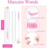 Dming 50pcs cepillo de pestañas varita de maquillaje herramienta de