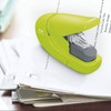 Plus Paper Clinch Compact Staple-Free Stapler, Heavy Duty, Green