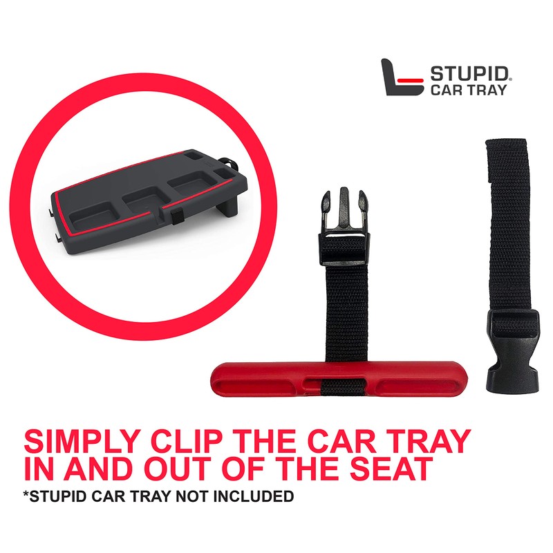 STUPID Car Tray - Seat Anchor - Security Belt for