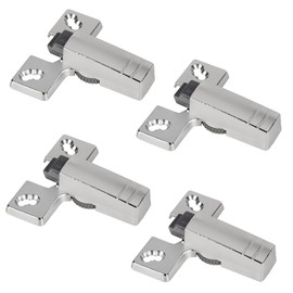 EFUTURETIME 4 x Door Damper Soft Close Retrofit Drawer Cupboard Door Damper Adjustable Only for Pot Hinges 45 mm/48 mm/52 mm