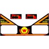 Williams Taxi Pinball Machine Apron Decal Set