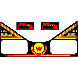 Williams Taxi Pinball Machine Apron Decal Set