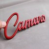 2Pc Camaro Emblem 3D Metal Badge Sticker Letter Nameplate Replacement
