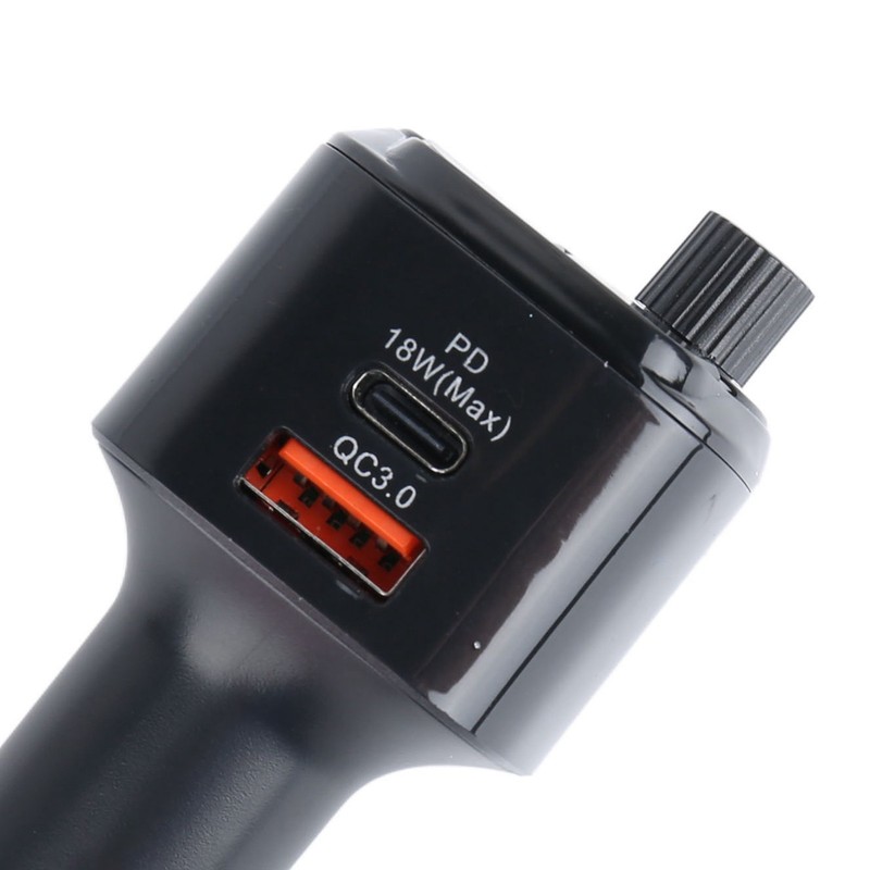 Car Bluetooth Adapter V5.0 FM Bluetooth Transmitter MP3 Music Player