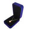 Velvet Necklace Box, Velvet Gift Box for Necklace, Pendant Gift