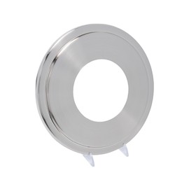 The Can Converter - 8’¼ Inch, Ceiling Medallion for Home Improvement, Beveled Round,Cover Ring for Ceiling Lighting, Pendant Light, Ceiling Light Fixture, Hanging Light Fixture, Steel, Polished Nickel