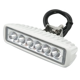 OUKENS Luci di navigazione a LED per imbarcazioni, da 12 V a 24 V CC, lampada da lavoro a LED impermeabile per imbarcazioni, adatta all'illuminazione esterna di auto, yacht (BIANCO)