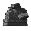 2 Pack Bath Sheets Towels Extra Large Set, Greek Pattern