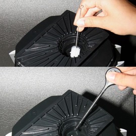 JBL CPe Rubber tip extractor tool & Cleaning brush, Pulling aid and cleaning brush for impeller bearings in external filters