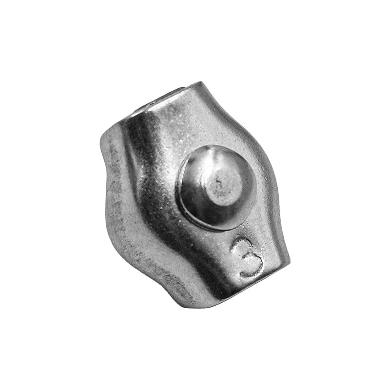 Pack of 10 M3 ZONADAH Wire Rope Clamps, Simplex Rope