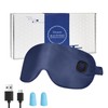 Dearan Silk Heated Eye Mask Cordless Rechargebale for Dry Eyes,Warm