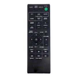 Replaced Remote Control Compatible for Sony CMT-BT60 RMAMU171 CMTBT80WB CMT-SBT100 HCDSBT100B HCD-SBT300W CMTSBT300WB Micro Hi Fi Audio System