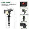 LAMKEEP Solar Spot Lights Outdoor with 60 LED & Auto