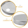 VILLCASE 2 Pairs Decorative Stainless Steel Toilet Seat Bolts Covers