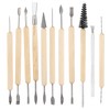 11pcs Soft Clay Carving Knives Multipurpose Stainless Pottery Sculpting Tools