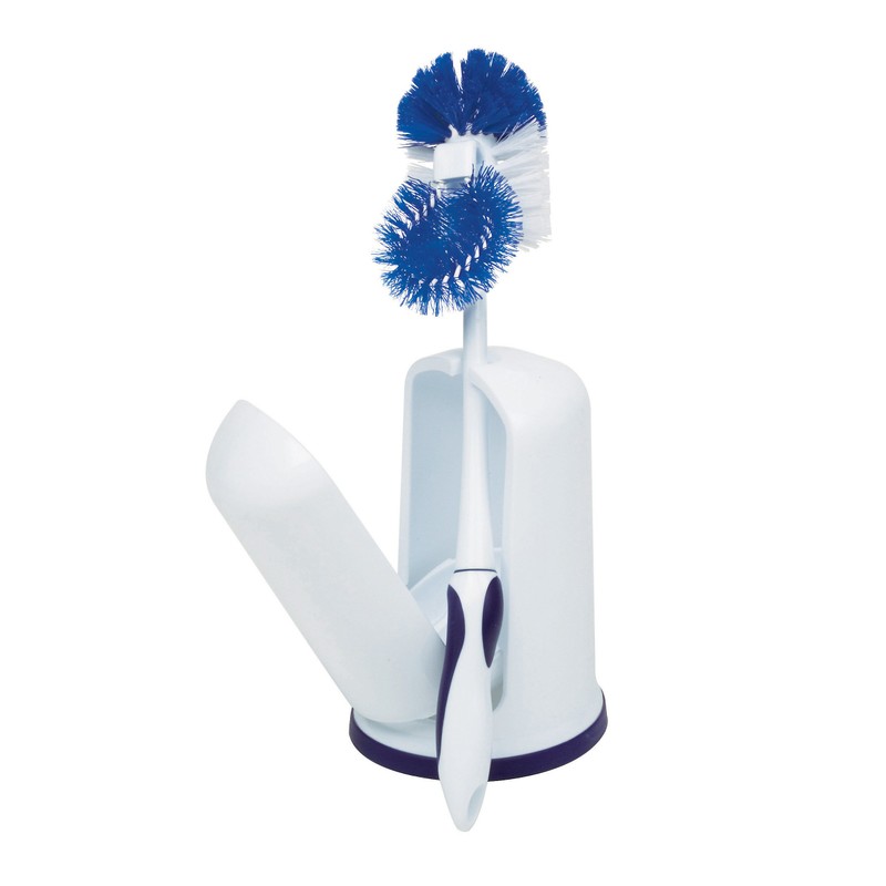 Rubbermaid Toilet Bowl Brush with Caddy Holder, with Caddy Holder,