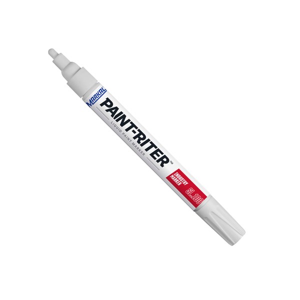 Markal 31240120 SL.100 Bullet Tip Marker 2-4 mm White (Pack