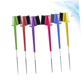 IWOWHERO 6PCS Double-Sided Eyebrow Brush and Brow Comb Set Portable Makeup Tool for Women Dual-Ended Eyebrow Applicator for Eyelash Extension and Hair Dyeing