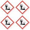 Environmental Hazard Symbol UN/GHS Hazard Pictogram - Sticker: 10cm (4