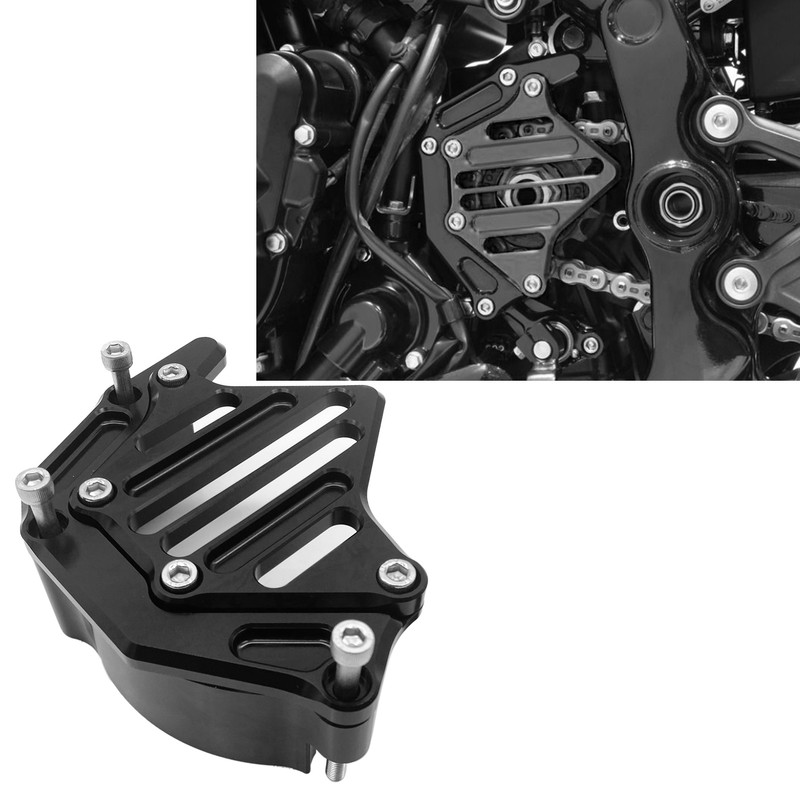 Sprocket Guard Cover Aluminium Alloy Strong Strength Smooth Chain Protector
