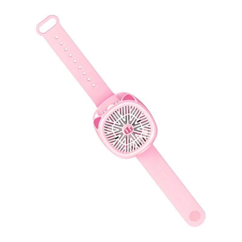 Mini Fan Watch USB Charging Rechargeable 3 Gear Portable Wrist