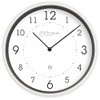 Miraval Design Radio Controlled Wall Clock 250mm Plastic Case White