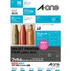 A-One 30612E Inkjet Label Stickers, Ultra Water Resistant, Glossy Film,