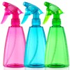 Bealee Spray Bottles 3-Pack, 16 Oz, Mist & Stream, Plastic