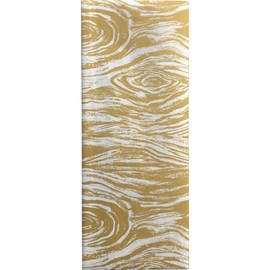 Jillson & Roberts 20" x 30" Printed Christmas Gift Tissue, Golden Wood Grain (48 Folded Sheets)