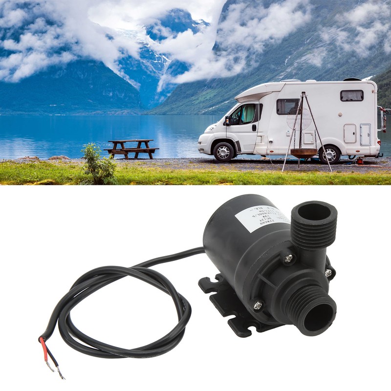 Brushless Water Pump DC12V 16.4ft Lift Height I68 Waterproof Low