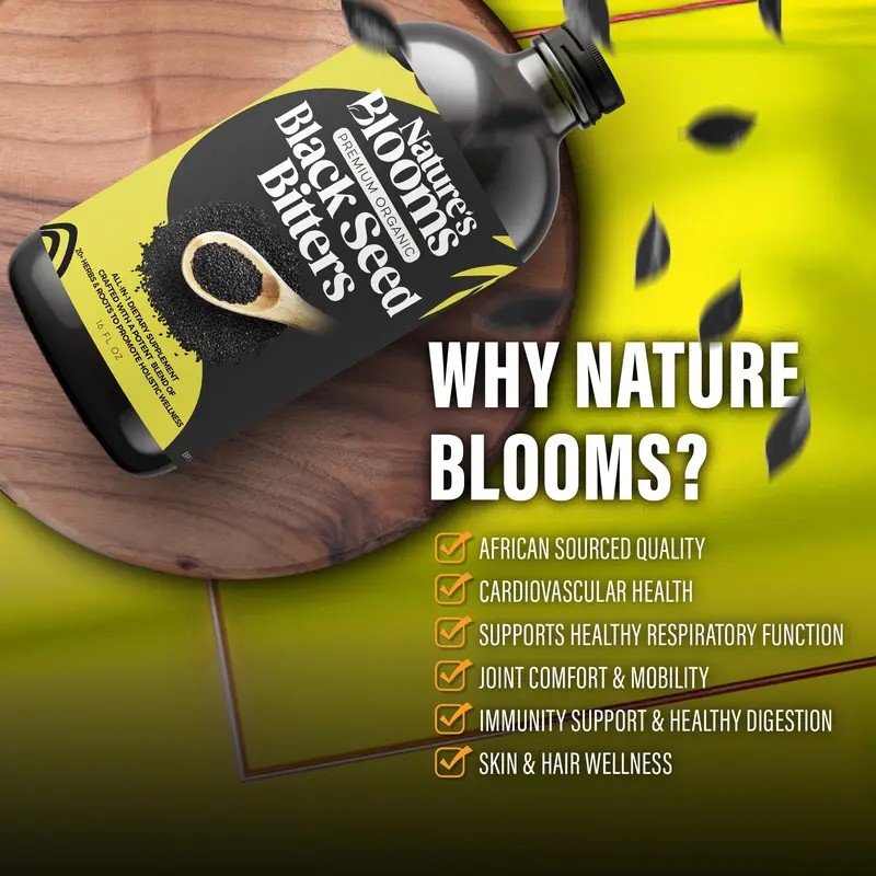 Nature's Blooms Soursop Bitters & Black Seed Bitters Bundle –