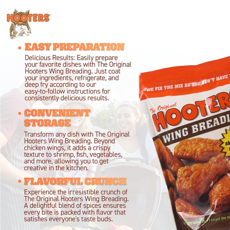 Hooters Breading Wing (Pack of 2)