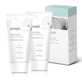 Snow lotus whitening tone-up whitening cream 2pcs / 눈연꽃 화이트닝 톤업미백크림 2개