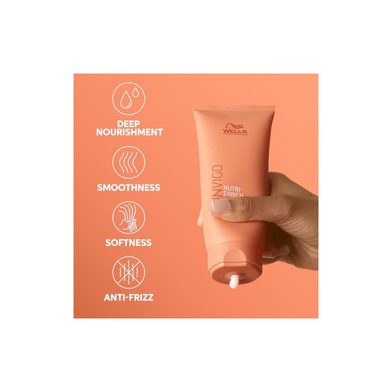 Wella Professionals Invigo Nutri-Enrich Acondicionador, Hidratación Profunda para Cabello Seco