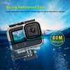 KETOPKIN 60M/196FT Waterproof Case for GoPro Hero12 Black/Hero11 Black/Hero10 Black/Hero9
