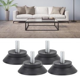 TYTOGE 4Pcs Rubber Feet with Screw Anti Slip Suction Cup Feet for Furniture Fitness Equipment