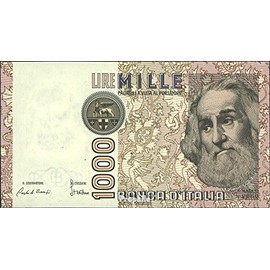Italy Pick No. 109 A 1982 1000 Lire (Banknotes for collectors)