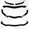 3Pcs Front Lip for 2020-2026 Corvette C8 Stingray Z51 Gloss