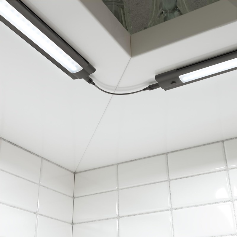 ledscom.de Siris Smart LED Under-Unit Light Black Matt with WLAN