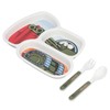 Children Tableware Set Cartoon Printed Unbreakable Divided Plate Toddler Eating