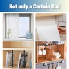 Spring Tension Rods, Adjustable Spring Loaded Expandable Small Curtain Tension