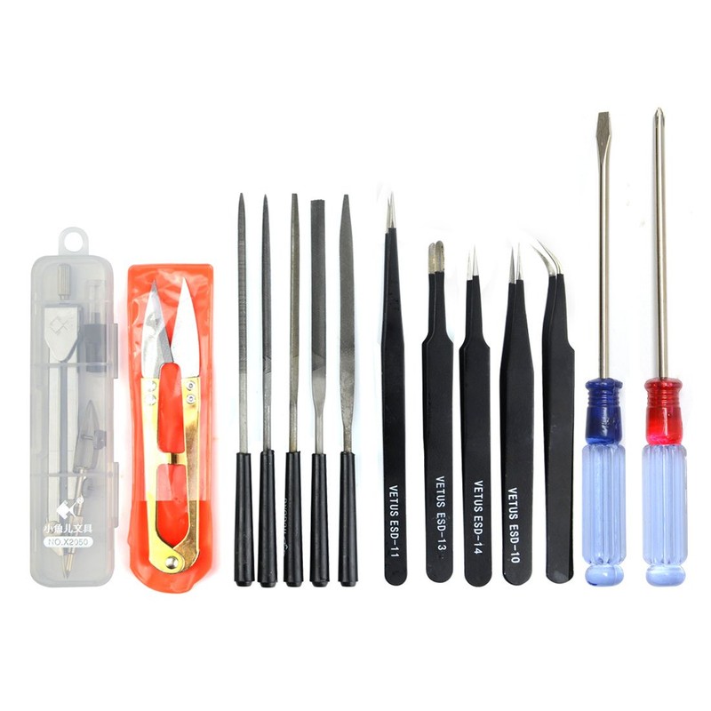 BXQINLENX Professional 56 PCS Gundam Model Tools Kit Modeler Basic